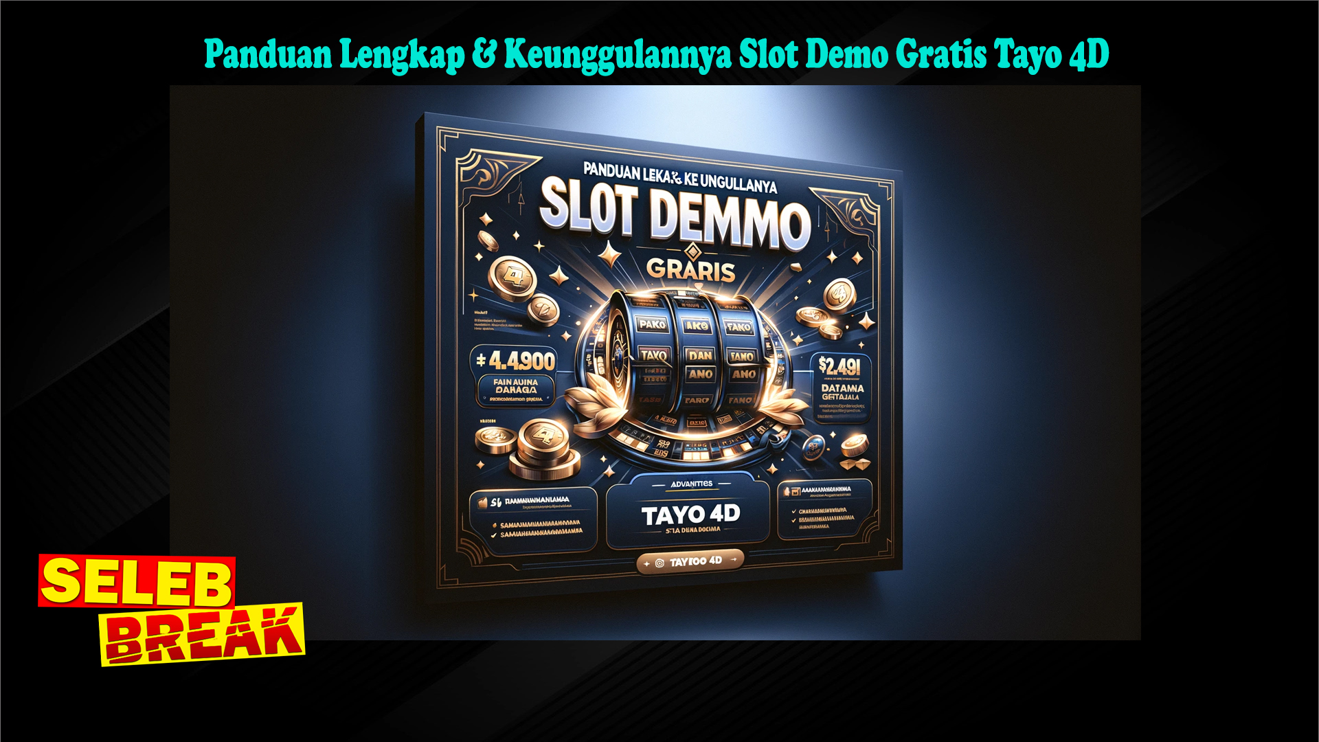 Panduan Lengkap & Keunggulannya Slot Demo Gratis Tayo 4D